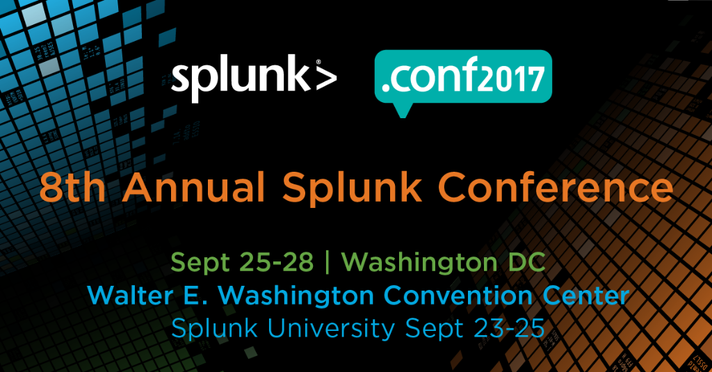 splunk .conf schedule